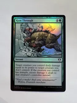 Ram Through - FOIL - MTG Commander Masters - NM - Image 1