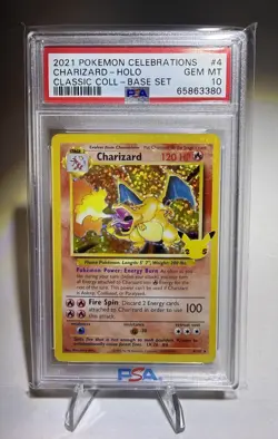 Pokemon 2021 Charizard Celebrations Classic Collection GEM MINT PSA 10 English - Image 1