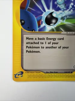 Energy Switch 120/147 Aquapolis MP Uncommon Pokemon TCG - Image 3