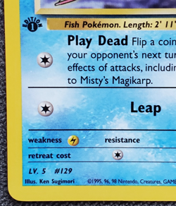 1st Edition Misty’s Magikarp - Gym Challenge - #88/132 - Vintage Pokemon Card - Image 5