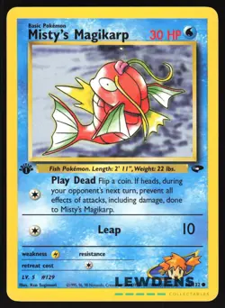 Misty's Magikarp - 88/132 - Common 1st Edition - Gym Challenge - Pokemon Card - Image 1