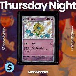 2024 POKEMON SV PALDEAN FATES - PAF EN #156/091 DRIFBLIM SHINY RARE - Image 1