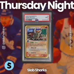 2006 POKEMON EX DRAGON FRONTIERS #9/101 PINSIR DELTA SPECIES REVERSE HOLO PSA 9 - Image 1