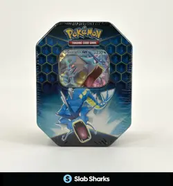 POKEMON TCG HIDDEN FATES GYARADOS GX SEALED TIN - Image 1