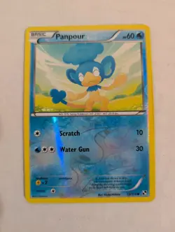 Panpour 33/114 Double Album Box Reverse Holo Promo Pokemon Black White NM/ M - Image 1