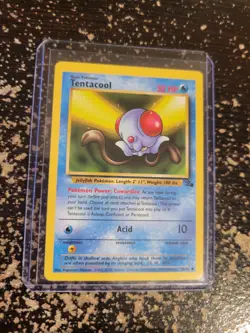 Tentacool 56/62 Fossil Common Pokemon Card WOTC - Image 1