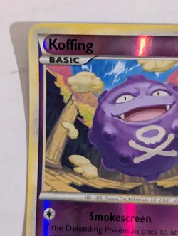 Pokemon TCG Koffing Heartgold & Soulsilver 70/123 Reverse Holo Common 2010 - Image 4