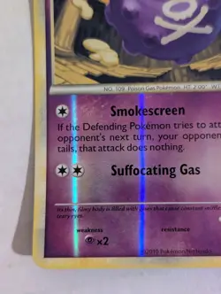 Pokemon TCG Koffing Heartgold & Soulsilver 70/123 Reverse Holo Common 2010 - Image 5