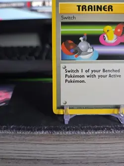 Pokemon Trainer 95/102 Switch Base Set WOTC Unlimited Common NM - Image 3