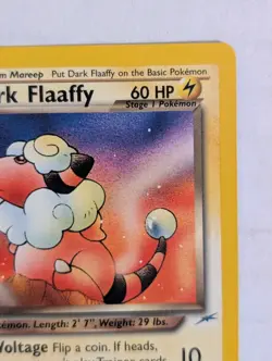 Pokemon Card - Dark Flaaffy Neo Destiny 34/105 Uncommon Non Holo - Image 3
