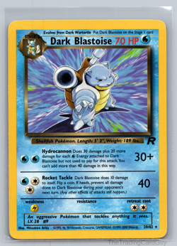 Pokemon TCG Dark Blastoise Team Rocket 20/82 rare unlimited 2000 LP - Image 1