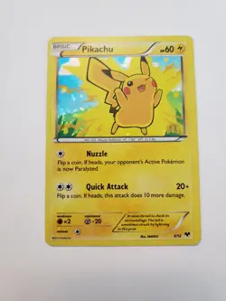 Pikachu 5/12 Holo Pokemon McDonalds 2013 MP - Image 2