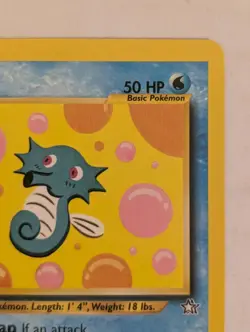 Pokemon Cards: Neo Genesis 1st Edition Common: Horsea 62/111 - Image 3