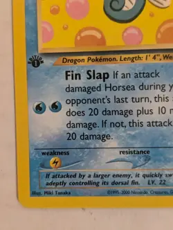 Pokemon Cards: Neo Genesis 1st Edition Common: Horsea 62/111 - Image 5