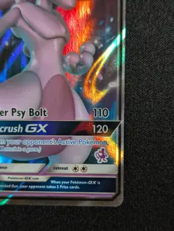Pokemon 2020 Battle Academy - 31/68 MEWTWO GX Holo Full Art Rare NM - Image 4