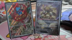 Pokemon Center Stamped Promos Mega Evolution Riolu Alakazam - Image 1