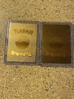 Pokemon Textured Gold Foil Fan Art Pokemon (Lot Of 2) - Image 4