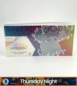 POKEMON TCG PRISMATIC EVOLUTIONS SUPER-PREMIUM COLLECTION SEALED BOX - Image 1