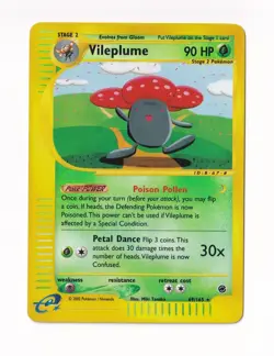 Pokemon Expedition Base Set Reverse Holo #69 Vileplume - Image 1