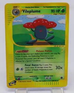 Pokemon Expedition Base Set Reverse Holo #69 Vileplume - Image 3