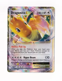 Pokemon XY Evolutions #72/108 Dragonite EX - Image 1