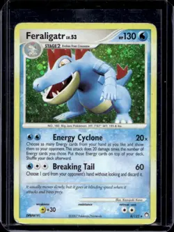 2007 Pokemon Diamond & Pearl Mysterious Treasures Feraligatr Holo #8/123 - Image 1