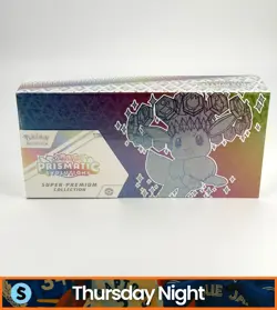 POKEMON TCG PRISMATIC EVOLUTIONS SUPER-PREMIUM COLLECTION SEALED BOX - Image 1