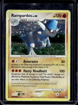 2007 Pokemon Diamond & Pearl Mysterious Treasures Rampardos Promos Holo #33/123 - Image 1