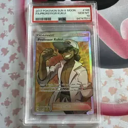 Professor Kukui 148 - Pokemon Sun & Moon Base - PSA 10 - Image 1