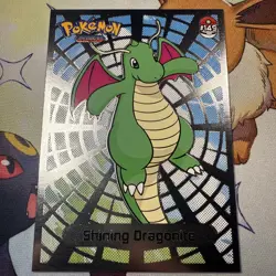 Pokemon 2024 Shiny Infinity Set Shining Dragonite Silver Foil Peru Non-TCG - Image 1