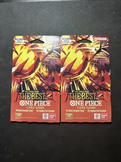 One Piece The Best Vol 2 Premium Booster PRB-02 Sleeved Booster Pack Lot Of 2 - Image 1
