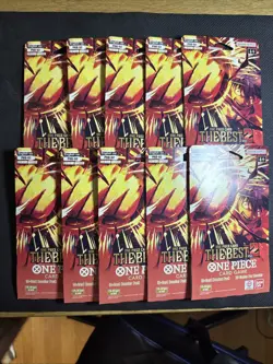 One Piece: The Best Vol.2 Premium Sleeved Booster Pack PRB02 English (Lot of 10) - Image 1