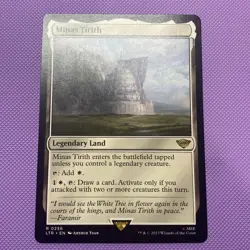 Minas Tirith Rare MTG Lord Of The Rings - Tales Of Middle Earth 256 NM - Image 1