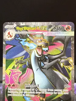 Pokemon Card Mega Charizard X EX 109/094 Phantasmal Flames Ultra Rare NM - Image 2