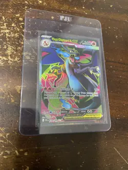 Mega Charizard X ex - 109/094 ME02: Phantasmal Flames NM Pokemon Card TCG RARE - Image 1