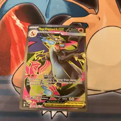 Mega Charizard x EX 109/094 Me02: Phantasmal Flames Holo Pokemon Card Near Mint - Image 1