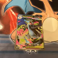 Mega Charizard x EX 109/094 Me02: Phantasmal Flames Holo Pokemon Card Near Mint - Image 3