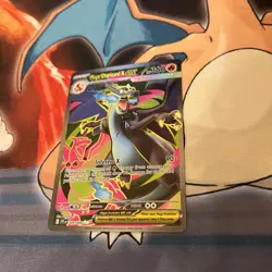 Mega Charizard x EX 109/094 Me02: Phantasmal Flames Holo Pokemon Card Near Mint - Image 4
