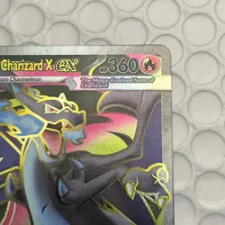 Mega Charizard x EX 109/094 Me02: Phantasmal Flames Holo Pokemon Card Near Mint - Image 4