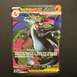 Mega Charizard X ex 109/094 Full Art - Pokemon Card (NM) phantasmal flames - Image 1