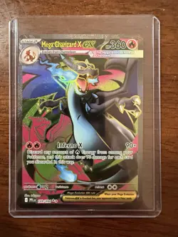 Mega Charizard X ex 109/094 Full Art - Pokemon Card (NM) phantasmal flames - Image 1