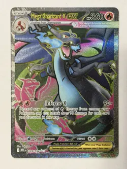 Mega Charizard X ex 109/94 Full Art - Ultra Rare Pokemon Card (NM) - Image 1