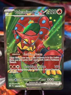 2025 POKEMON JTG EN-JOURNEY TOGETHER 171 VOLCANION EX ULTRA RARE NM/M - Image 1
