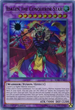 Idaten the Conqueror Star - BLRR-EN039 - Ultra Rare - 1st Edition - Lightly Play - Image 1
