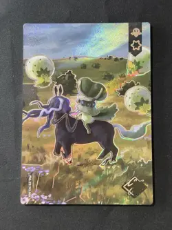 NON TCG Chinese Pokemon Elf Eif Origin Collection 3.0 YS Shadow Rider Calyrex - Image 1