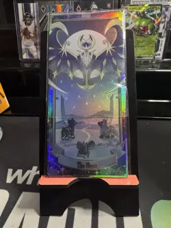 NON TCG Chinese Pokemon Elf Eif Origin Collection Tarot The Moon Lunala - Image 1