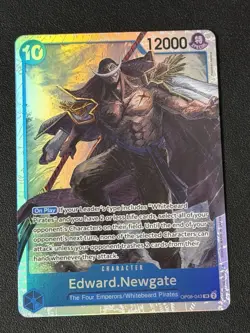 Edward.Newgate SR Two Legends OP08-043 NM One Piece Card - Image 1