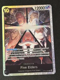 Five Elders OP13-082 Super Rare Foil | One Piece TCG Card | Near Mint+ English - Image 1