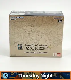 ONE PIECE ENGLISH EXTRA BOOSTER EB-02 ANIME 25TH COLLECTION SEALED BOOSTER BOX - Image 1