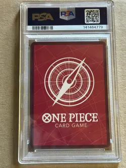 2025 ONE PIECE OP13-001 CARRYING ON HIS WILL ART MONKEY D. LUFFY Optcg PSA 10 - Image 2